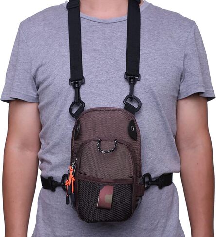 Kylebooker Fly Fishing Chest Pack Lightweight Tackle Storage Pouch Waist Bag in Saudi Arabia