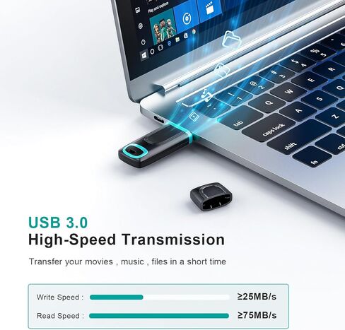 محرك أقراص فلاش RAOYI 5 عبوات سعة 64 جيجابايت، USB 3.0 عالي السرعة، محرك إبهام، محرك قفز، محرك أقراص مضغوطة لتخزين البيانات والنسخ الاحتياطي (متعدد الألوان) in Kuwait