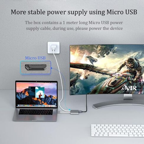 منفذ عرض إلى منفذ عرض مزدوج MST DP إلى 2 DP Splitter Multi Stream Transport Hub، لأجهزة Mac وWindows7/8/10 in Saudi Arabia