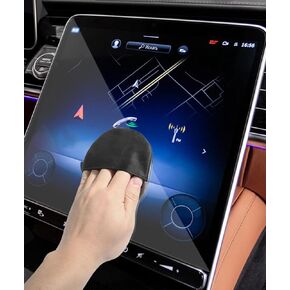 RACOONA Car Screen Cleaner,Screen Cleaning Pad Cloth Wipes,Car Accessories Microfiber Touch Screen Cleaner,Soft Cloth Wipes for Tesla Central Control Screen,Car Dashboard/Display (Round)