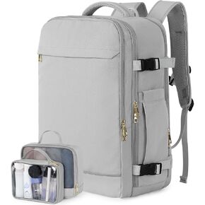Travel Backpack for Women, 40L Travel Bag Personal Item Size, Waterproof Carry On Backpack with Packing Cubes for College, Business, Hiking, Work in Saudi Arabia