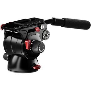 IFOOTAGE Komodo K7 Fluid Tripod Head, Heavyweight Fluid Video Head with Flat Base and Sliding Plate for Quick Connection to The Camera, Used for Professional Photography,Vlogging and Video Production