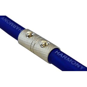 Harmony Audio HA-WC4 Car Stereo Power or Ground 4 Gauge Wire Splice Coupler - Nickel Plated