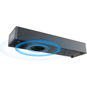2.1 CH Sound Bar with Built-in Subwoofer, Small Soundbar for TV, PC, Gaming, Mini TV Speaker with Bluetooth/HDMI ARC/Optical/AUX/USB Connections