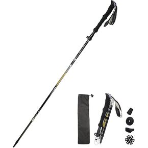 Trekking Poles Collapsible Hiking Poles for Women Men Upgraded Thickened Aluminum Alloy Walking Poles Folding Walking Sticks