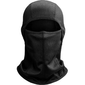 AstroAI Ski Mask Balaclava Face Mask-UV Protection Dustproof Windproof Face Cover for Men Women Skiing, Snowboarding, Cycling Hiking Black