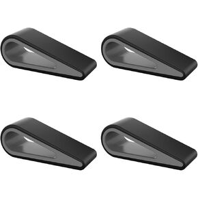 MoKo Universal Laptop/Computer Keyboard Stands,[4 Pack]Anti-Slip Silicone Tilting Wedge Riser Stable Kickstand,Ultra Compact Ventilated Tablet Stand Portable Elevation Feet for Notebook Keyboard-Black