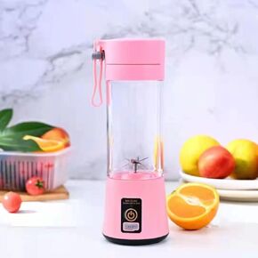 Portable Blender for Shakes and Smoothies, Personal Protein with USB Rechargeable Battery, 6-leaf Stainless Steel Blades, 380 ML Travel Cup Perfect Gym, Car, Office, On the Go (Green), 3.34x9.25
