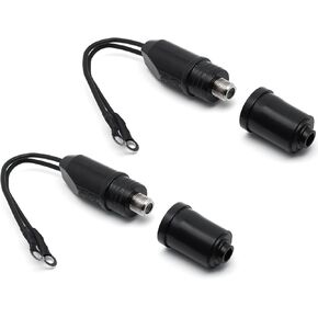 2pcs TV Antenna Connector UHF/VHF/FM Model TV Converter 300 Ohm to 75 Ohm Coaxial Cable Matching Transformer