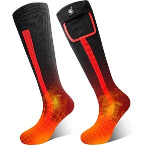 Heated Socks for Women Men,Foot Warmers Electric Rechargable Battery Heating Socks,Winter Cold Feet Hunting Ski Camping Hiking Riding Motorcycle Snowboating Thermal Warm Socks