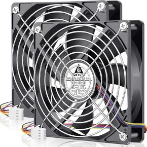 GDSTIME 80mm PWM Fan, High Speed 12V 4PIN 80mm x 25mm CPU Cooler Fan Cooling