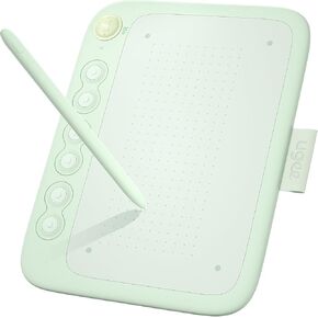 Drawing Tablet for Android Phone with 6 Hot Keys，UGEE Q6 6.5x4 inch Art Tablet with 8192Levels Battery-Free Stylus，Drawing Pad Compatible with Mac/Windows/Chrome for Drawing/Online Class/Office Notes