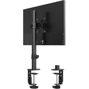 PHOLITEN Monitor Mount for Most 13-32" Computer Screens up to 22lbs,Adjustable Single Desk Monitor Stand with Tilt Swivel Rotation, VESA 75x75mm/100x100mm