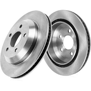 Callahan CDS03990 REAR 319.6mm Drilled & Slotted 5 Lug [2] Rotors [ fit BMW 525xi 528xi 530xi 535xi E60 E61 ]