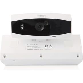 Remo+ DoorCam 3 Over-The-Door Wireless Security Camera, 3-Day Rolling Video Storage with No Subscription, 1080p Video, Night Vision, 2-Way Talk, AI with Human Detection & Alexa Compatibility