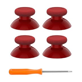 eXtremeRate Replacement Controller Joystick for Xbox One - 4 PCS Purple Thumbsticks Analog Thumb Sticks Parts for Xbox Series X/S, Xbox One S/X, Elite Controller with Repair Kit Screwdriver