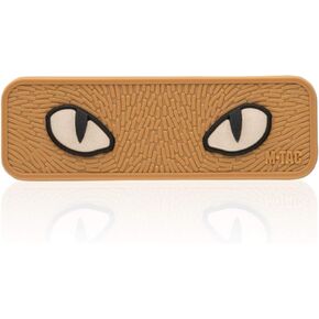M-Tac Cat Eyes - Glow in The Dark - Morale Patches Tactical Patch Military Combat Hook Fasteners (Black - GITD)
