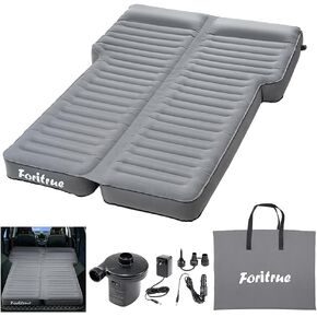 6inch SUV Air Mattress, Durable Thickened 300D Oxford Car Camping Mattress, Car Air Mattress for Car Camping with External Pump Pillows Carry Bag Grey