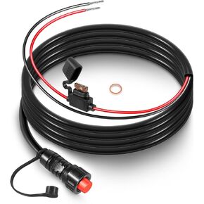 Threaded Power Cable for Garmin GLS 10 Sonar Module, Multi-Function Display Power Connection Cable, 010-11425-01