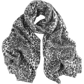 RARITYUS Women Cashmere Feel Winter Scarf Fashion Leopard Zebra Print Soft Warm Pashmina Blanket Shawl Wrap
