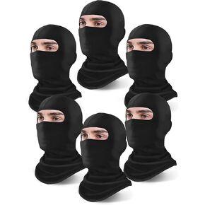 Xeoxarel 6 Pack Balaclava Ski Mask for Men/Women, Full Face Cover
