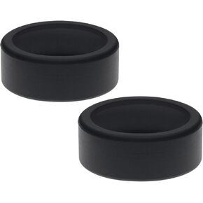 Silicone Ring Cover Compatible with Oura Ring 4/Oura Ring Gen3/Samsung Galaxy Ring, S&M Size Elastic Case for Oura Ring, Anti-Scratch&Flexible for Men Women (Black&White, S(6/7/8/9/10))