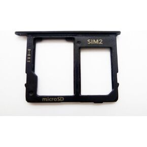SIM Card Tray Slot Holder Replacement Compatible with Samsung Galaxy J7 2018 J737 J737T J737V J737A (Black)