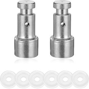 2 Pcs Float Valve Seal for Pressure Cookers Replacement Parts with 6 Sealer Gasket Universal Instant Pot Pressure Valve Power Pressure Cooker Accessories for XL, YBD60-100, PPC780, PPC770, PPC790