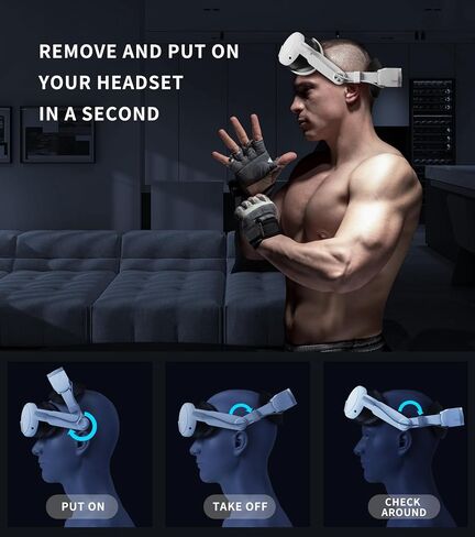حزام رأس البطارية بقدرة 5000 مللي أمبير في الساعة لأجهزة Meta Quest 3S وQuest 3 وOculus Quest 2، وحزام النخبة لملحقات الواقع الافتراضي مع حزمة بطارية مدمجة، يتضمن مجموعة تحديث الحزام للتحويل in Saudi Arabia