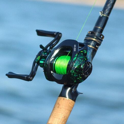 Baitcasting Reel, Fishing Reel, Magnet Braking System, 17.6 LB Max Drag, 7.2:1 and 6.3:1 Gear Ratio in Saudi Arabia