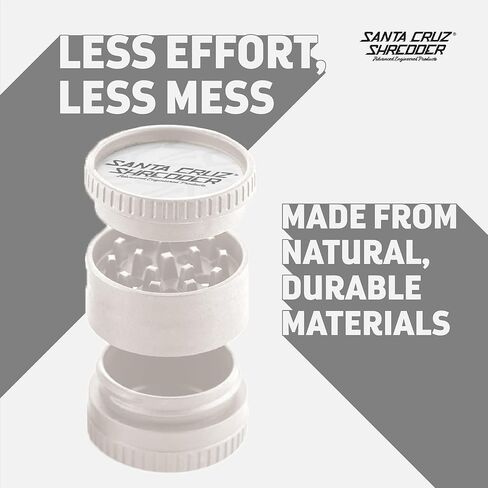 Santa Cruz Shredder Herb and Spice Grinder Made in USA (White) in Kuwait