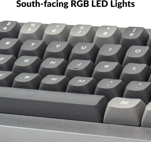 Keychron Q4 Wired Custom Mechanical Keyboard, QMK/VIA Programmable Macro, Full Aluminum, Hot-Swappable Gateron G Pro Blue Switch, 60% Layout Double Gasket Compatible with Mac and Windows - Black in Kuwait