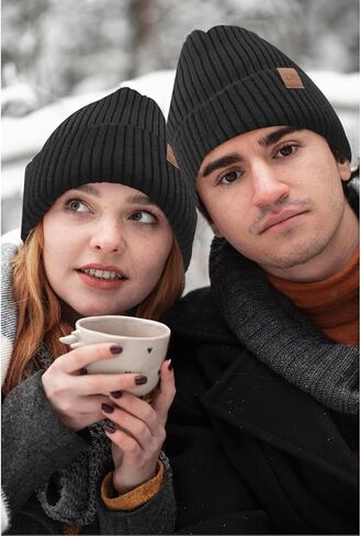 قبعة صغيرة كبيرة الحجم XXL للرجال والنساء، قبعات شتوية دافئة من الصوف، قبعة تزلج للجنسين، قبعة مكبلة عصرية للرؤوس الكبيرة in Kuwait