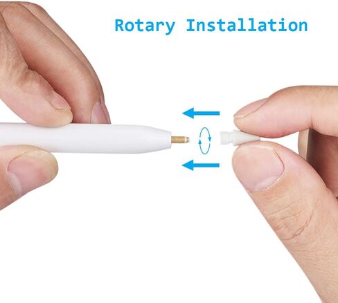 نصائح بديلة متوافقة مع Apple Pencil الجيل الأول والثاني، سن القلم لجهاز iPad Pro (4 عبوات) in Kuwait