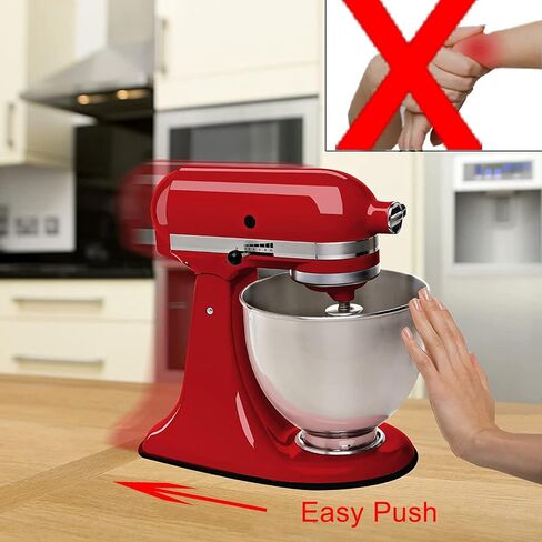 Mixer Mover Sliding Mats for Kitchen aid Stand Mixer Slider Mat Pad Kitchen Appliance Slide Mats Pads Compatible with Kitchen aid 5-8QT Professional Bowl-lift Mixer in Kuwait