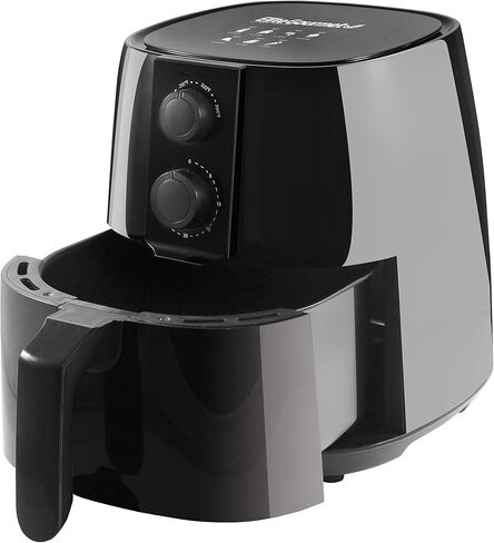 Elite Gourmet EAF1055D Dual Zone Air Fryer Oven, 11QT. Capacity with Divider 2 Independent Cook Zones, Dishwasher Safe Basket, 10 Preset Functions, 1600-Watts, with Recipe Booklet, Black in Saudi Arabia