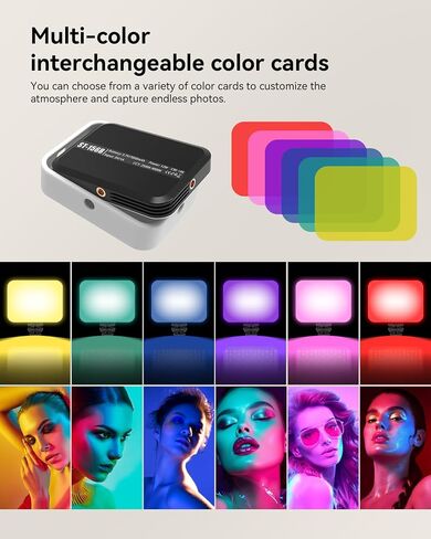 Tizwis 156 LED Selfie Light، 7000 مللي أمبير مصباح هاتف قابل لإعادة الشحن، ضوء محمول للهاتف، الكمبيوتر المحمول، iPad، الكاميرا، iPhone، 3 أوضاع إضاءة قابلة للتعديل، ضوء للتصوير الفوتوغرافي/TikTok/Selfies/Vlog/المكياج in Saudi Arabia