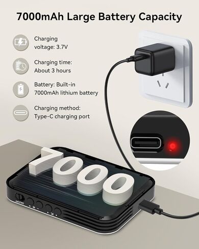 Tizwis 156 LED Selfie Light، 7000 مللي أمبير مصباح هاتف قابل لإعادة الشحن، ضوء محمول للهاتف، الكمبيوتر المحمول، iPad، الكاميرا، iPhone، 3 أوضاع إضاءة قابلة للتعديل، ضوء للتصوير الفوتوغرافي/TikTok/Selfies/Vlog/المكياج in Saudi Arabia