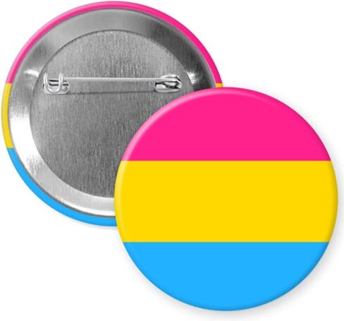 ثنائية العلم الجنسي اللون 2.25 "Pinback زر شارة بدبوس in Kuwait