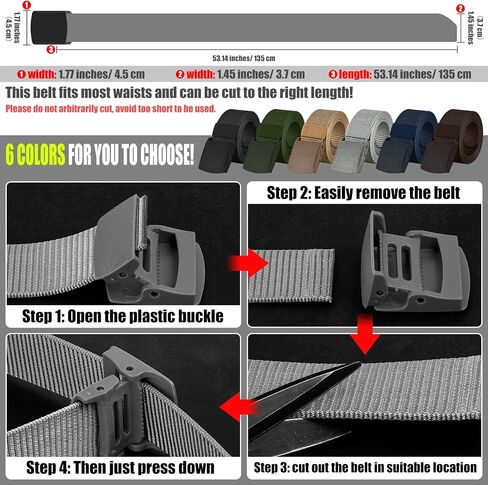 حزام الويب التكتيكي العسكري من IronSeals، حزام ويب خارجي من النايلون مع إبزيم بلاستيكي in Saudi Arabia