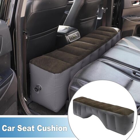 Car Mattress Sleeping Mat Comfortable Rear Seat Air Bed Gap Pad for Napping Travel Deep Brown Gray in Saudi Arabia