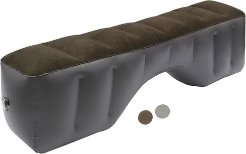 Car Mattress Sleeping Mat Comfortable Rear Seat Air Bed Gap Pad for Napping Travel Deep Brown Gray in Saudi Arabia