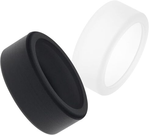 Silicone Ring Cover Compatible with Oura Ring 4/Oura Ring Gen3/Samsung Galaxy Ring, S&M Size Elastic Case for Oura Ring, Anti-Scratch&Flexible for Men Women (Black&White, S(6/7/8/9/10)) in Saudi Arabia