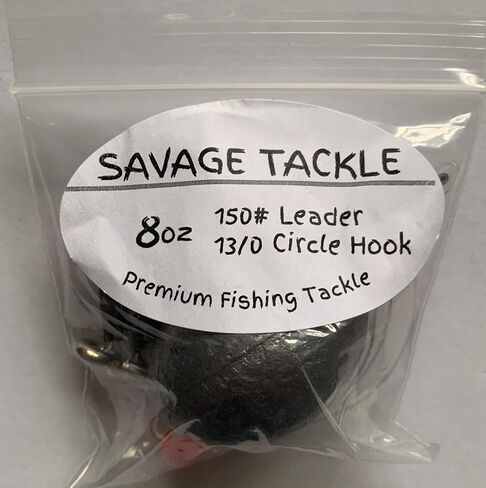 Premium Saltwater Bottom Rigs w/X2 Circle Hooks- Multi Packs- EggWeights-150# Leader in Saudi Arabia