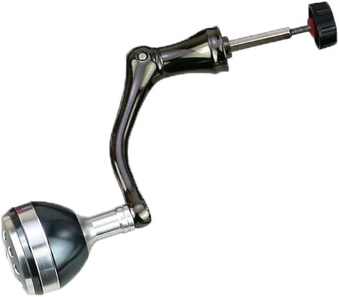 TEQIN Fishing Spinning Reel Handle, All-Metal Single Rocker Arm, Reel Replacement Power Handle Grip, Low-Profile Reel Handle Fishing Reel Replacement red Large in Kuwait