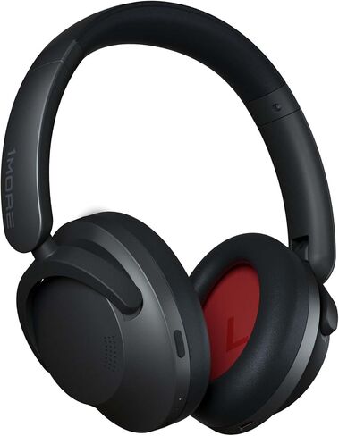 1MORE SonoFlow Active Noise Cancelling Headphones, Bluetooth Headphones with LDAC for Hi-Res Wireless Audio, 70H Playtime, Clear Calls, Preset EQ Via App, Black in Saudi Arabia