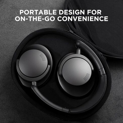 1MORE SonoFlow Active Noise Cancelling Headphones, Bluetooth Headphones with LDAC for Hi-Res Wireless Audio, 70H Playtime, Clear Calls, Preset EQ Via App, Black in Saudi Arabia
