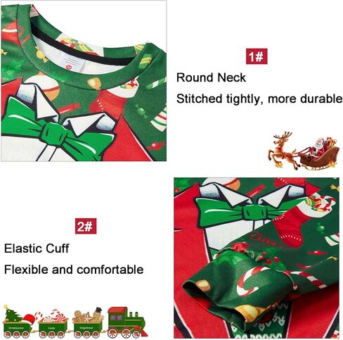 TUONROAD 6-16T Boys Girls Ugly Christmas Sweatshirt Kids Fleece Xmas Sweater Pullover Shirts for Teens in Kuwait