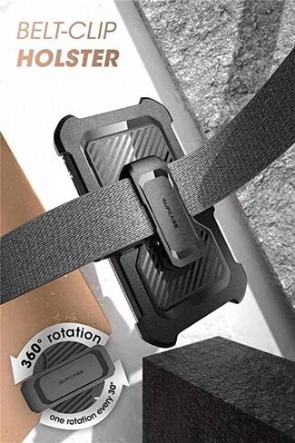حافظة SUPCASE لهاتف iPhone 11 مع واقي شاشة (Unicorn Beetle Pro)، [حامل مدمج ومشبك حزام] [حماية من الدرجة العسكرية] حافظة هاتف واقية شديدة التحمل لكامل الجسم لهاتف iPhone 11 6.1"، أزرق ملكي in Kuwait