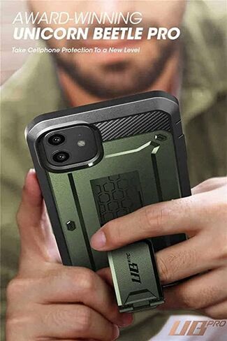 حافظة SUPCASE لهاتف iPhone 11 مع واقي شاشة (Unicorn Beetle Pro)، [حامل مدمج ومشبك حزام] [حماية من الدرجة العسكرية] حافظة هاتف واقية شديدة التحمل لكامل الجسم لهاتف iPhone 11 6.1"، أزرق ملكي in Kuwait